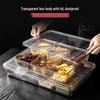 Transparent 6-Compartment Seasoning Box Set