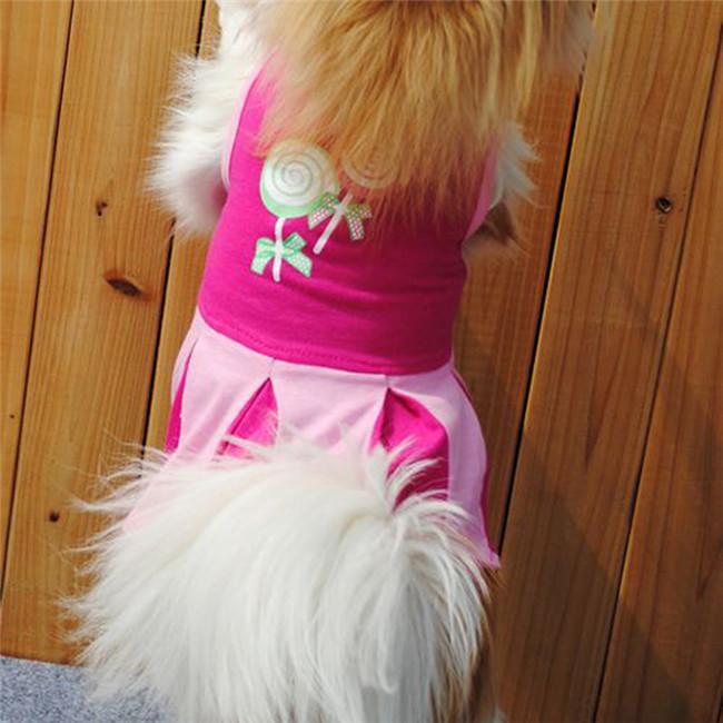 Buy Fashion Lovely Candy Pattern Puppy Dog Doggie Clothes Clothing