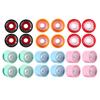 4 PCS Skateboard Wheels Cruising Wheel Bearings and Spacers Set