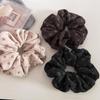 Korean Floral Knit Hair Tie: Versatile Accessory for Low Ponytails, Buns, and More