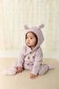 Bear Ear Knit Coverall JBNO245048 Baby LAV 50 [Jamie Kay]