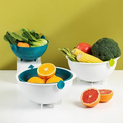 Double-Layer Flip Drain Basket