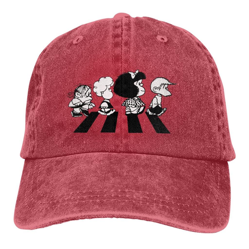 Her Friends Baseball Caps Peaked Cap Mafalda Cartoon Sun Shade Hats for Men