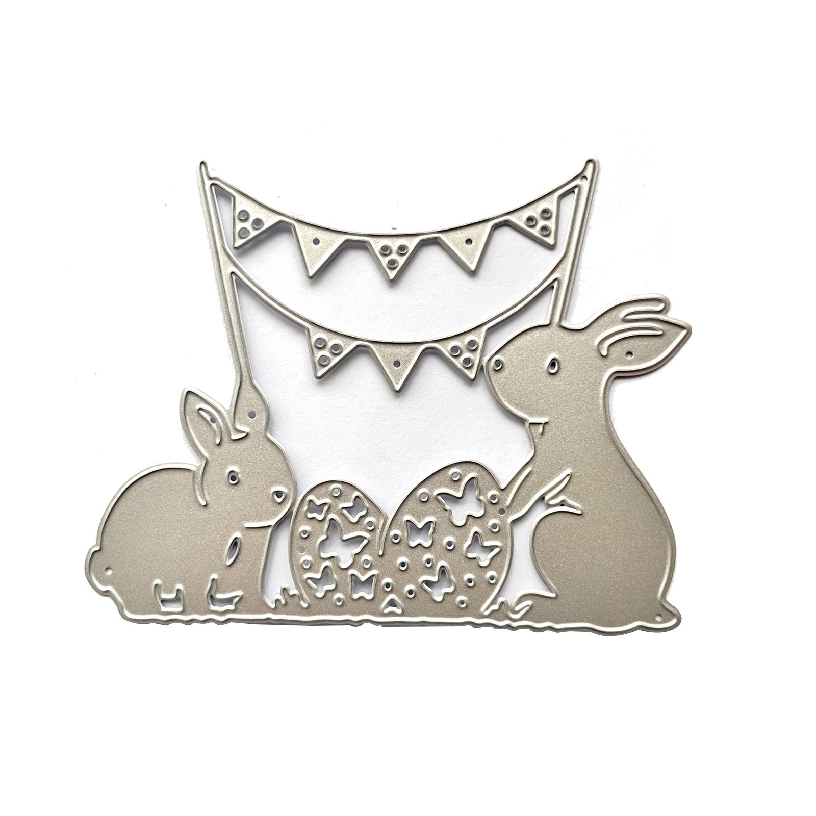 

Баннер с кроликом, металлические штампы, сделай сам, ремесло, углеродистая сталь, шаблон для тиснения, трафарет для скрапбукинга, форма для высечки карт