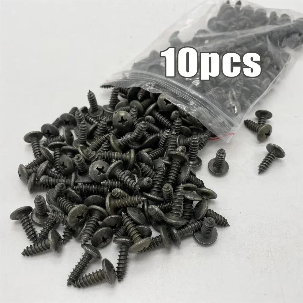 Car Metal Screw Clips Mixed Set U-Type Fastener Clip with Screw Anti-rust Fender Bumper Protection Buckle Iron Sheet Screw Amagi
