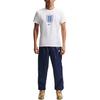 Nike England Team Logo Print Crew Neck Short Sleeve Football Shirt Men Tops IH2177-100