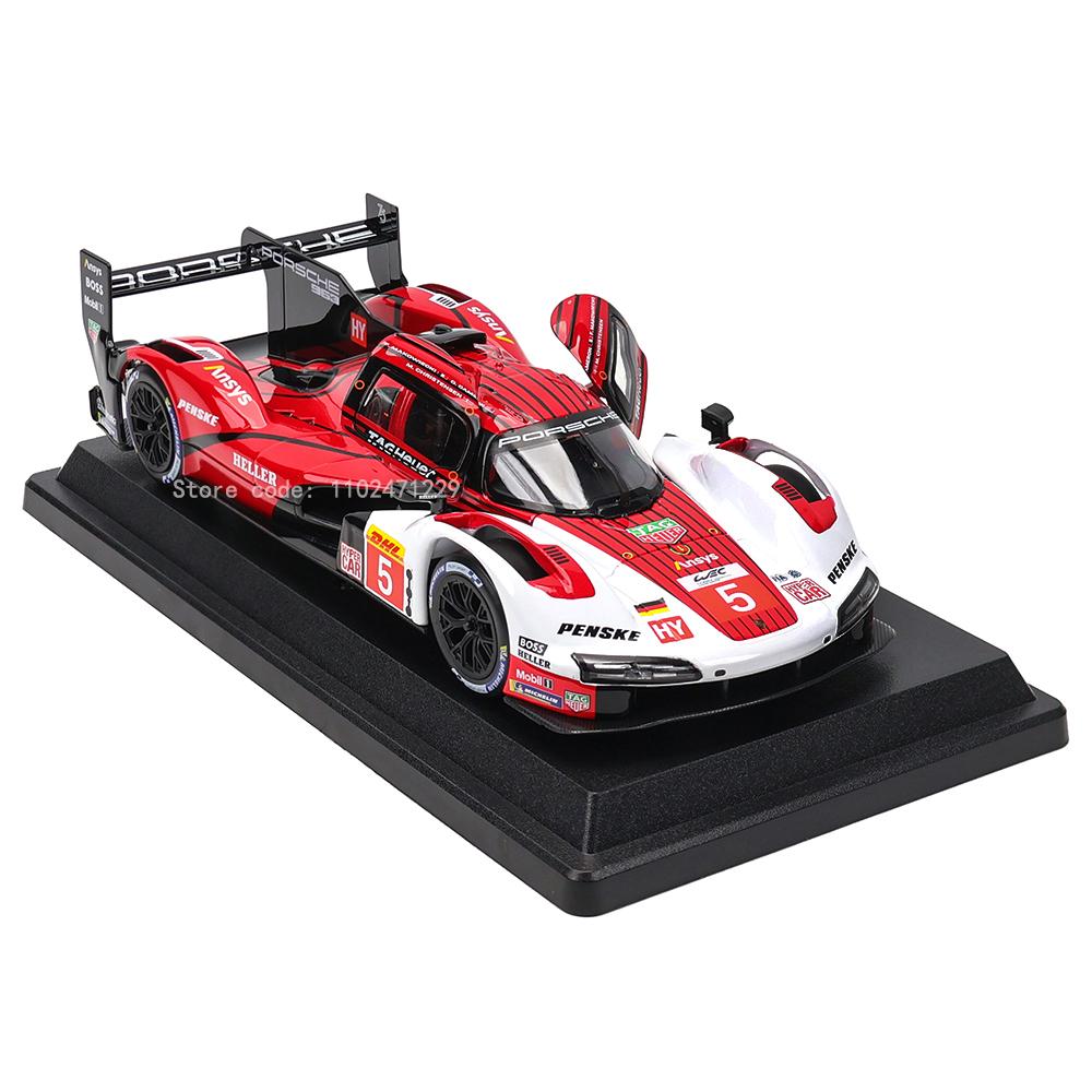 Bburago 1:24 Porsche 963 24 Alloy Racing Car Alloy Luxury Diecast Car Model Toy Collection Gift Multiple Styles To Choose from