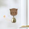 Rabbit/Cat Shape Bear Doorbell Cartoon Shopkeepers Bell Delightful Sound Wind Chimes  Garden