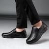 Men's shoes spring and autumn new leather shoes men's leather medium men's business and leisure middle-aged dad leather shoes