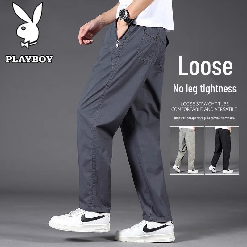 Playboy Men s Casual Straight-Leg Pants 2XL