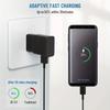 4FT Long USB-C Fast Charging Cable with 12W Power Adapter - Rapid Travel Charger for Samsung Galaxy