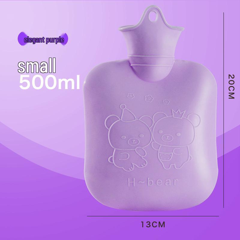 Cute 500ml PVC Hand Warmer: Durable, Portable Hot Water Bottle