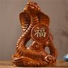 Wooden Zodiacs Snake Figurines with Bobbing Ornament Wealth Attraction 2025 Chinese Snake New Years Decoration