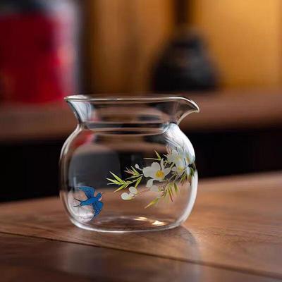 Handmade Decal Glass Fairness Cup