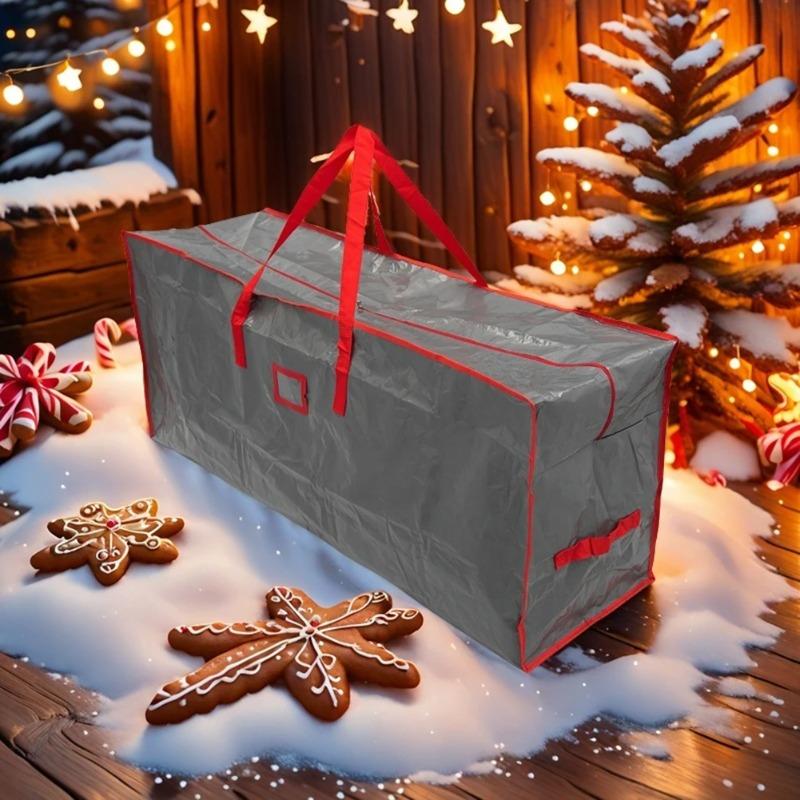 Weihnachtsbaumtasche Aufbewahrung Faltbar Weihnachtsdekoration Kranz Aufbewahrungstasche Multifunktionale Oxford-Stofftasche Hochwertige Aufbewahrungstasche