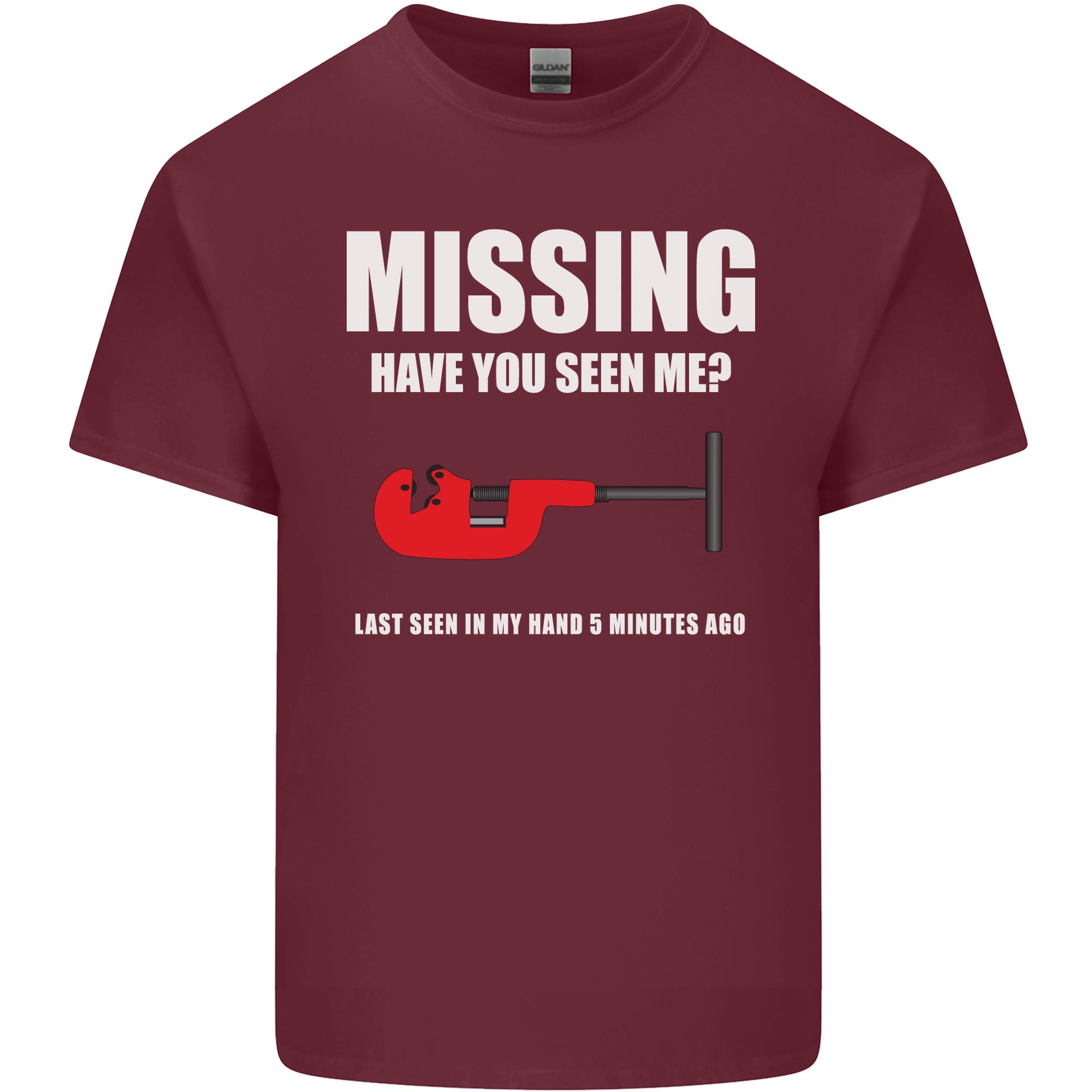 Missing Pipe Cutter Funny Plumer DIY Unisexs Light Cotton TShirt S