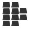 10Pcs Sound Proof Foam Panels Flame Retardant Soft Gray Absorb Sound Acoustic Foam