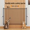 Foldable Cat Barrier: Stairway and Door Isolation Net.
