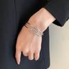 Metallic Feeling Opening Bracelet Personality Twist Knot Bangles Delicate Geometric Bracelet  Daily