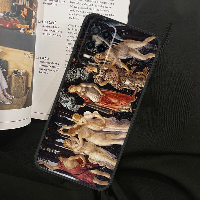 Renaissance Art Painting For Oppo A38 A18 A58 A78 A98 A79 A40 A60 A80 A16 A76 A96 A15 A74 A94 A54 A77 A17 Phone Case