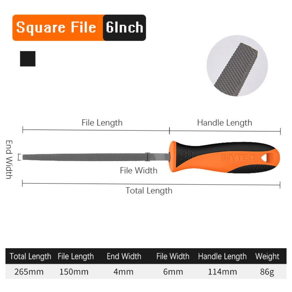 6/8 Inch Steel Files Steel Hand File Durable Saw File