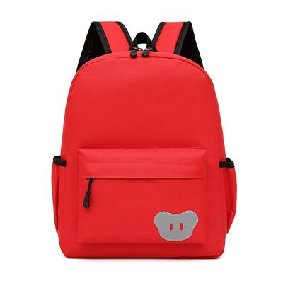 Solid Color Nylon Primary School Schoolbag School Education Polyester Breathable Burden Reduction Primary School