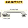2PCS Light Gray Rear Roof Handle Pull Grab With Hook For Ford Escape 2013-