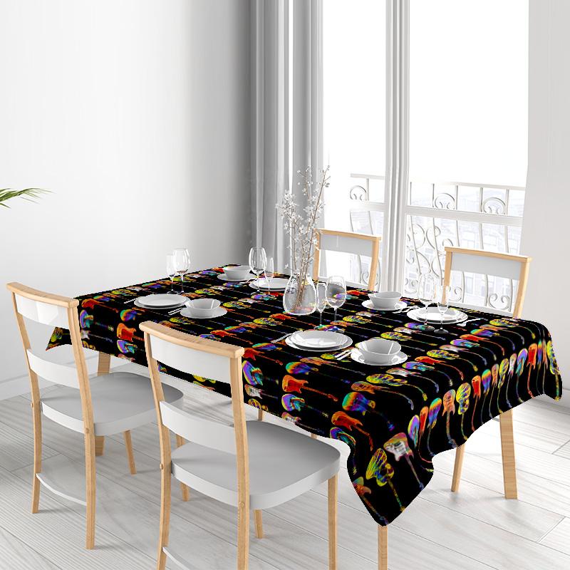 Waterproof Tablecloth Modern Abstract Art Dining Table Cover Washable Home Decor Kitchen Table Runner Backdrop Party Supplying