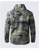 Men's Camouflage Workwear Set, Wear-Resistant Polyester-Cotton with Reflective Strips, Thickened for Spring & Autumn Outdoor Use
