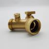 2 Valves Garden Hose Adapter 2 Way Y Hose Splitter Leakproof Connector for Splitting Water Spigot Outlets Efficiently