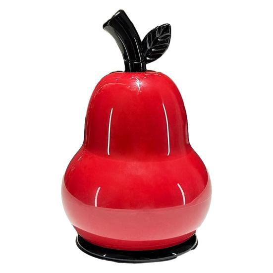 Pear Shaped Toothpick Holder, Large Capacity Covered Toothpick Storage Box, Kitchen Toothpick Dispenser Container with Dust-Proof Lid