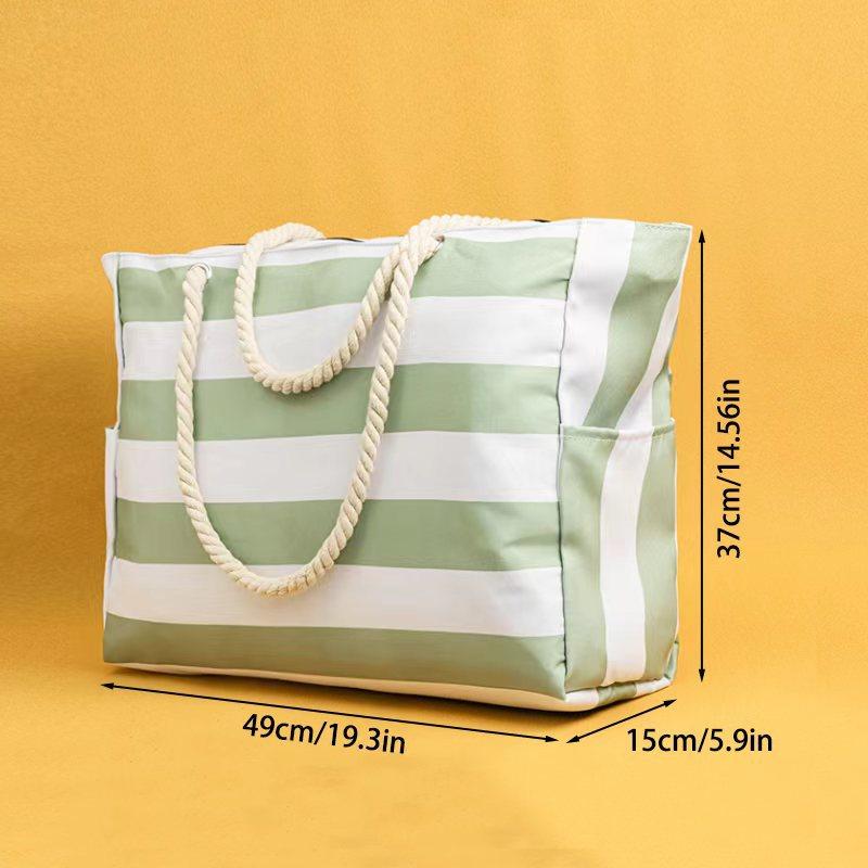 Beach Handbag Large Waterproof And Sandproof Foldable Women'S Beach Bag Large Capacity Portable Portable Storage Bag
