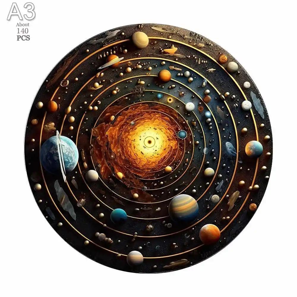 Interactive Games Wooden Puzzle Learning Present Ideal for Family 3D Jigsaw Puzzle Ideal for Children Wood Toy Puzzles Perfect Birthday Present