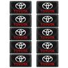 Car Styling 3D Epoxidové Samolepky na Dekoraci Palubní Desky Volantu Auta Pro Toyota Chr Corolla Yaris Rav4 E150 E120 Land Cruiser