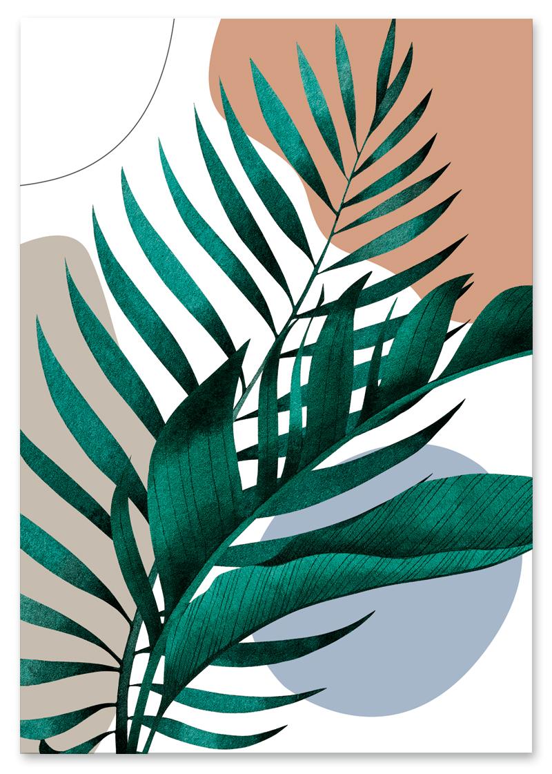 

Plakat boho plakaty liście 30x40 cm