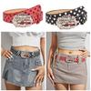 Fashion PU Belt for Woman Waist Decors Pants Belt Simple Dotted Belt Jeans Pants Decorative Belt Multiuse Waiststrap