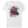 Mad Engine Wit Spider-Man Grafisch T-shirt Maat S-5XL Unisex T-shirt