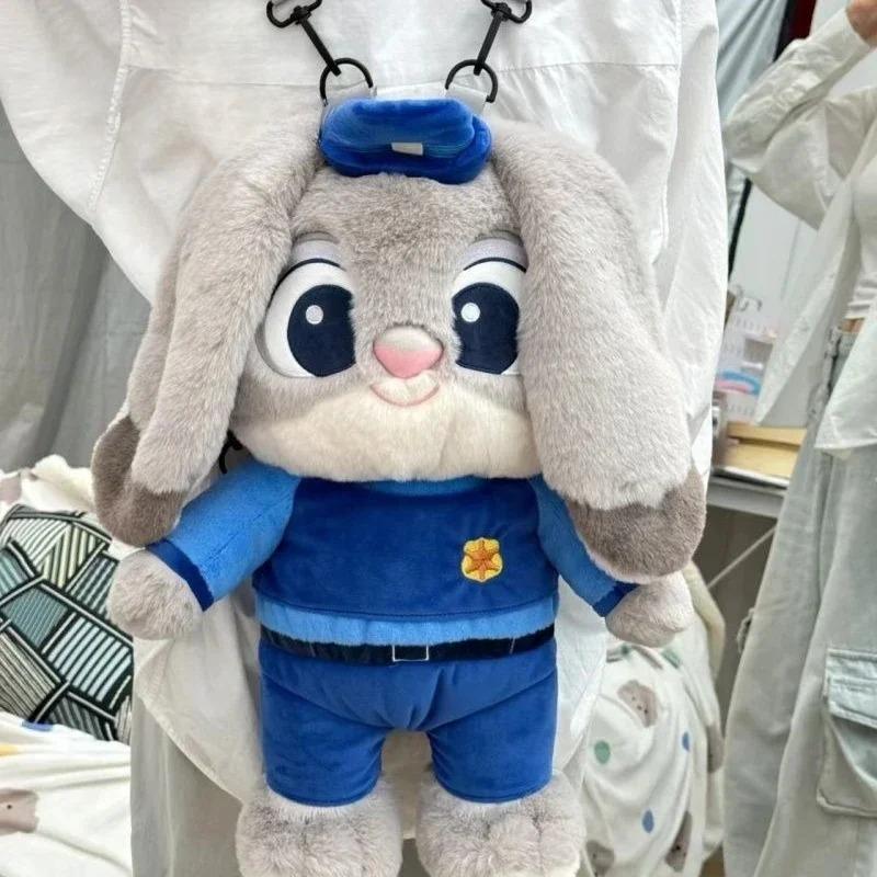 

Disneys Zootopia Judy Hopps Nick Wilde Adorable Plush Backpacks Unique High Capacity Plush Rucksacks Creative Holiday Gifts B.