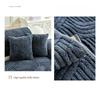 Bohemian Style Thick Plush Sofa Cover -Machine Washable, Pet Friendly, Non Slip Sofa Protection Cover, Decoration for Living Room, Bedroom, and Office