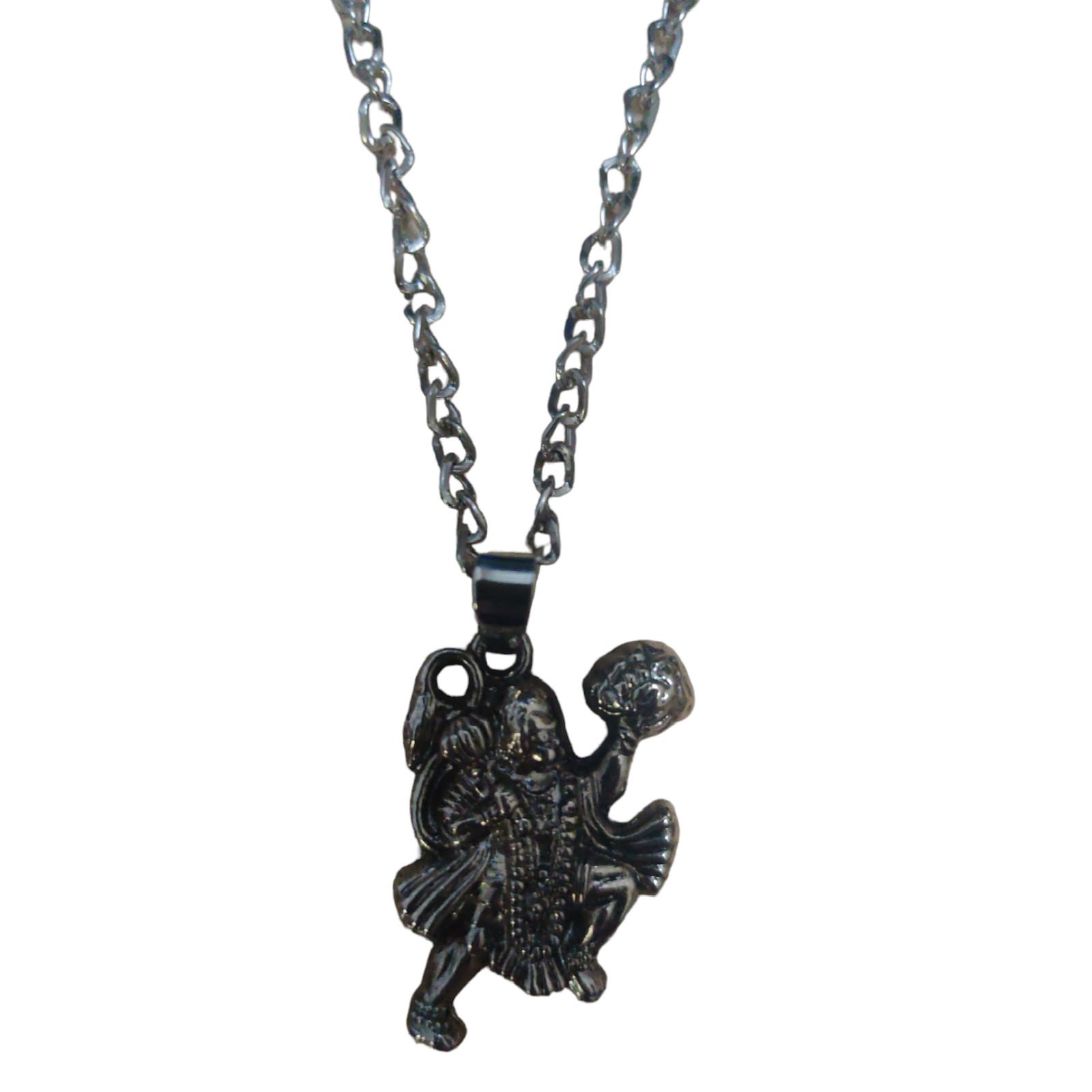

@ Indian Traditional Lord Hanuman Ji Pendant With Chain For Unisex Zr894-60%Off