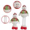 Retractable Standing Santa & Snowman Window and Desktop Christmas Decoration Ornament