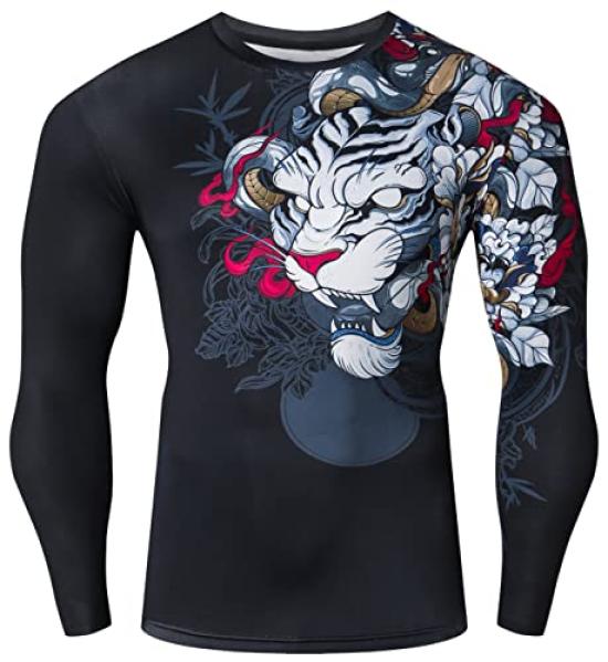 

Спортивная одежда с длинным рукавом, футболка для тренировки мышц с 3D-принтом, эластичная, компрессионная, влагоотводящая, быстросохнущая [Cody Lundin] Мужская футболка Футболка