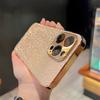 Luxury Plating Bling Glitter Rhinestones Gem Diamond Phone Case For iPhone 17 16 15 13 12 11 14 Pro Max Camera Protection Cover
