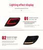 Compatible LED Taillight Assembly with Flowing Turn Signals for 07-14 Mercedes-Benz C-Class W204