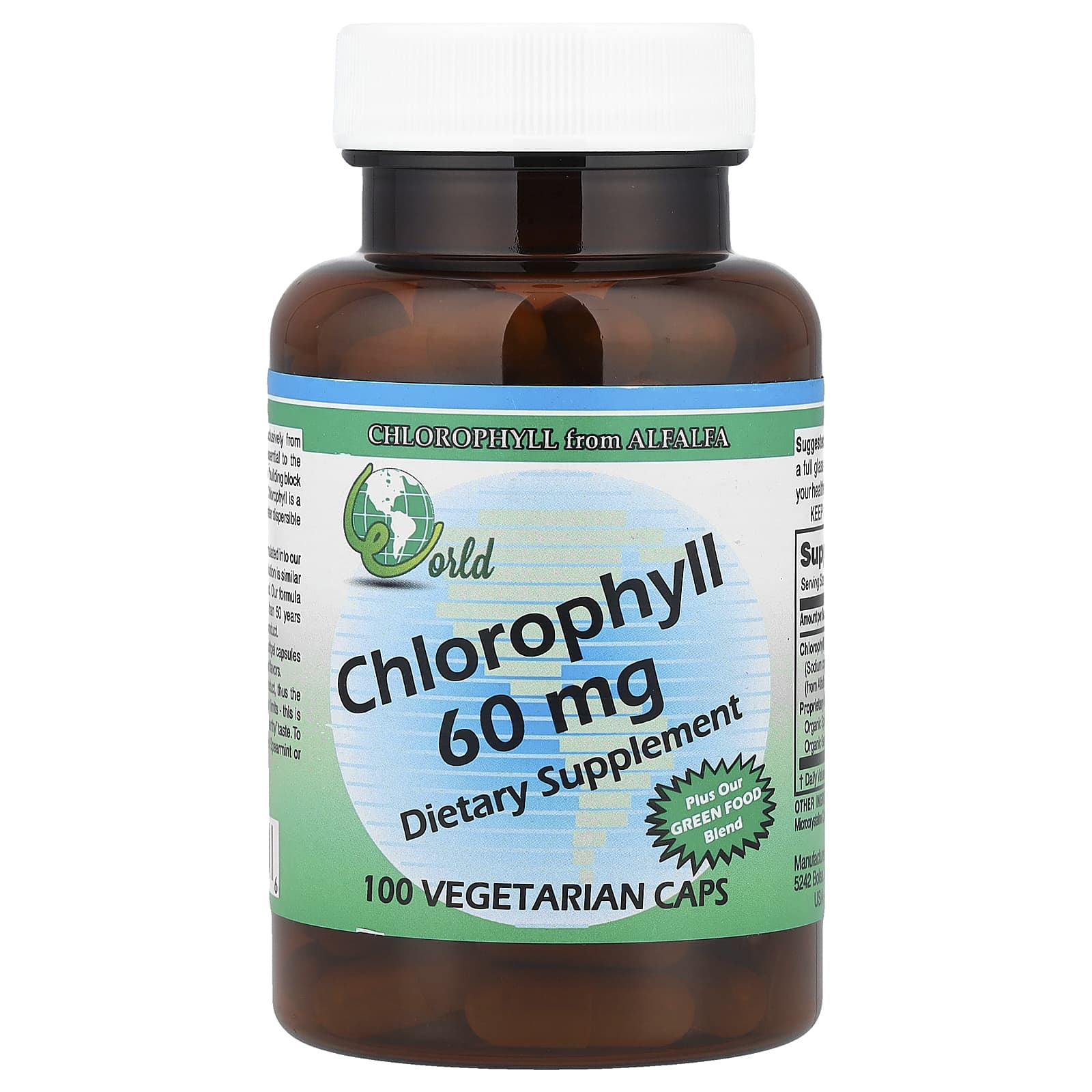 

Chlorophyll, 60 Mg, 100 Capsules