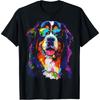 Bernese Mountain Dog Lover Pop Art Funny Mountain Dog T-Shirt