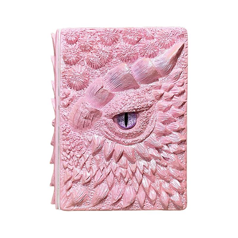 Vintage Dragon Embossed Resin Cover Travel Diary Notebook Travel Journal