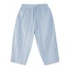 Men's Summer Drawstring Casual Cropped Pants Men's Breathable Cotton And Linen Cropped Pants