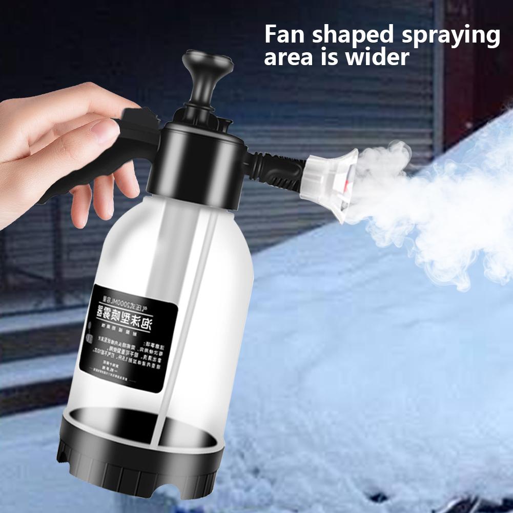2L Car Wash Foam Sprayer Hand Pressurized Soap Sprayer Car Wash Spray Bottle for Car Cleaning and Garden Use