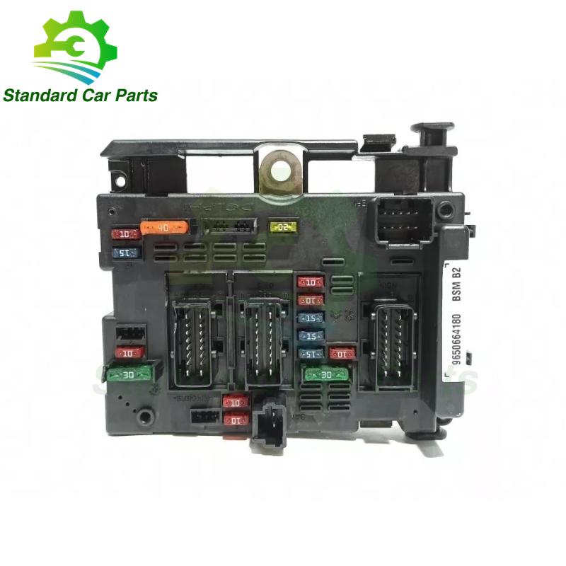 BSM B2 9650664180 Fuse Box Assembly For Peugeot 307 406 807 206 Citroen C3 C5 C8 Xsara 1999-2012 9657608880